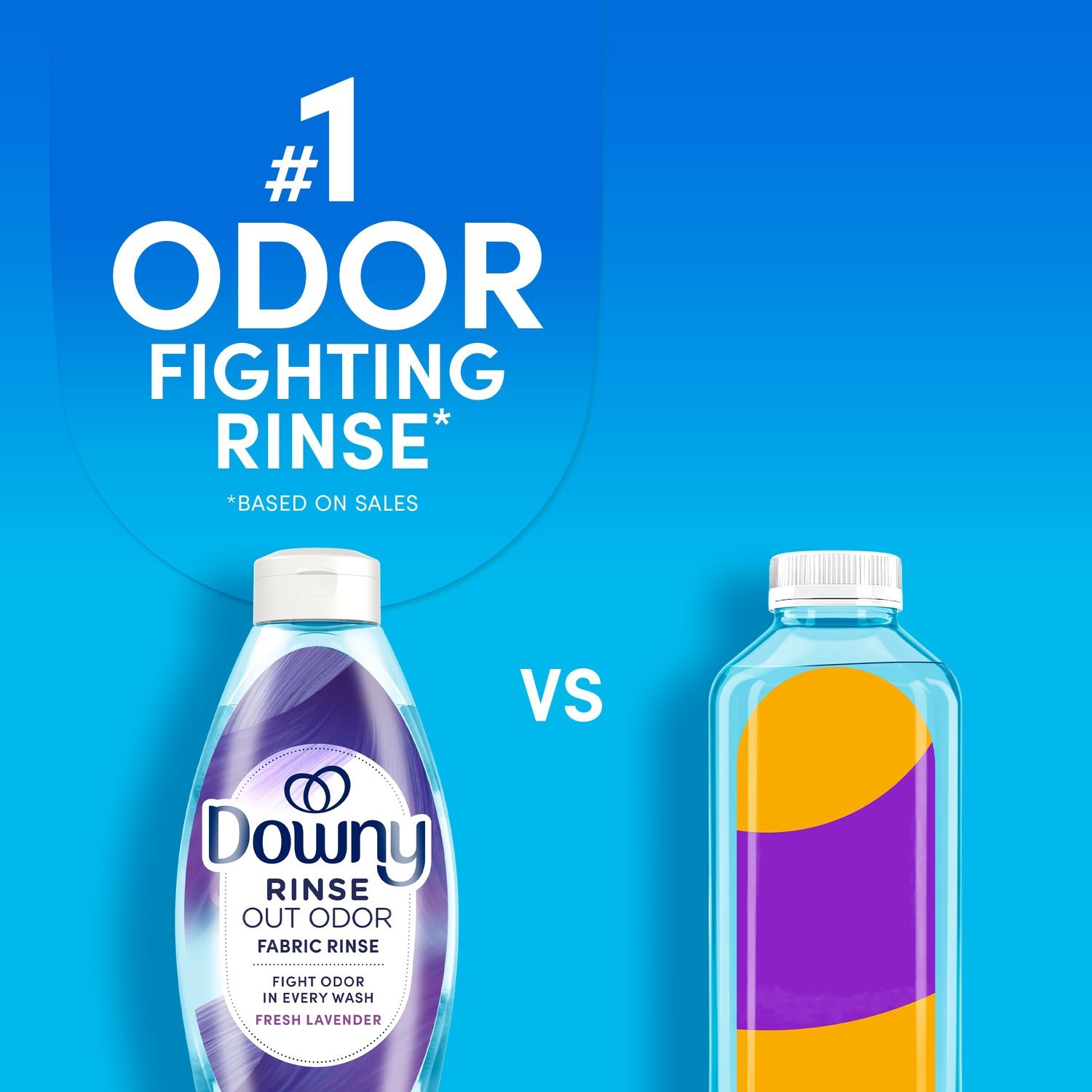 Downy Rinse Out Odor Laundry Rinse Fresh Lavender Scent Refreshes 48 Oz