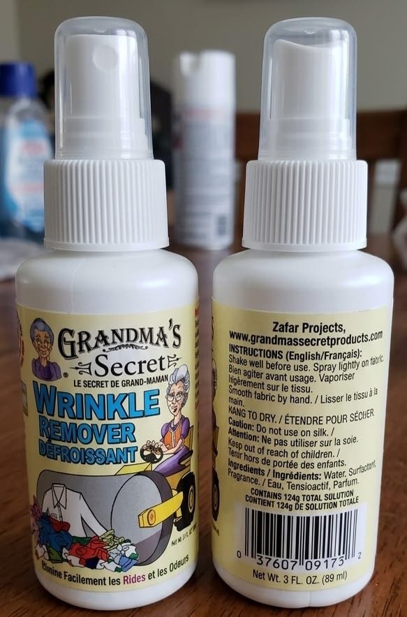 Grandma’s Secret Wrinkle Remover – Release Spray, Odor Combo Pack