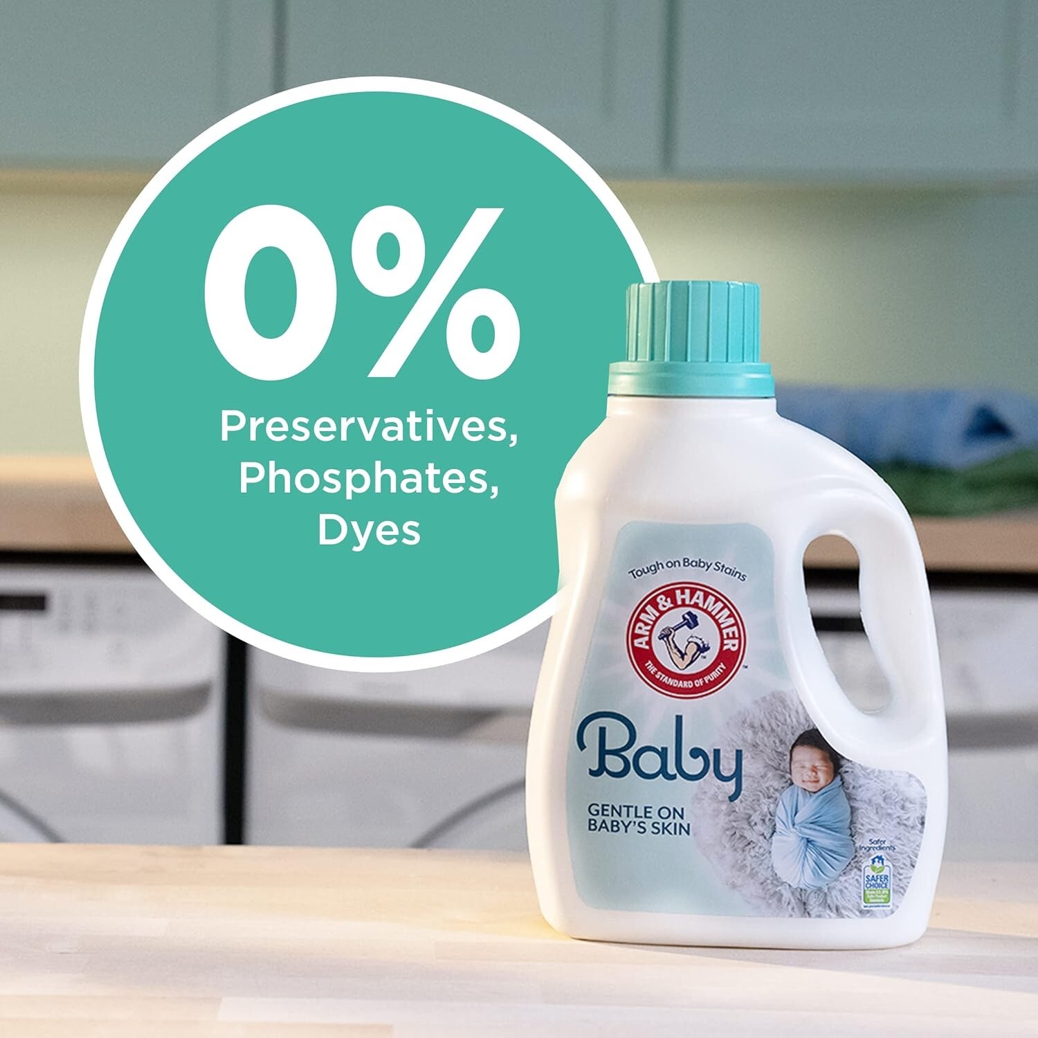 Baby, 77 Loads Liquid Laundry Detergent, 100.5 Fl oz