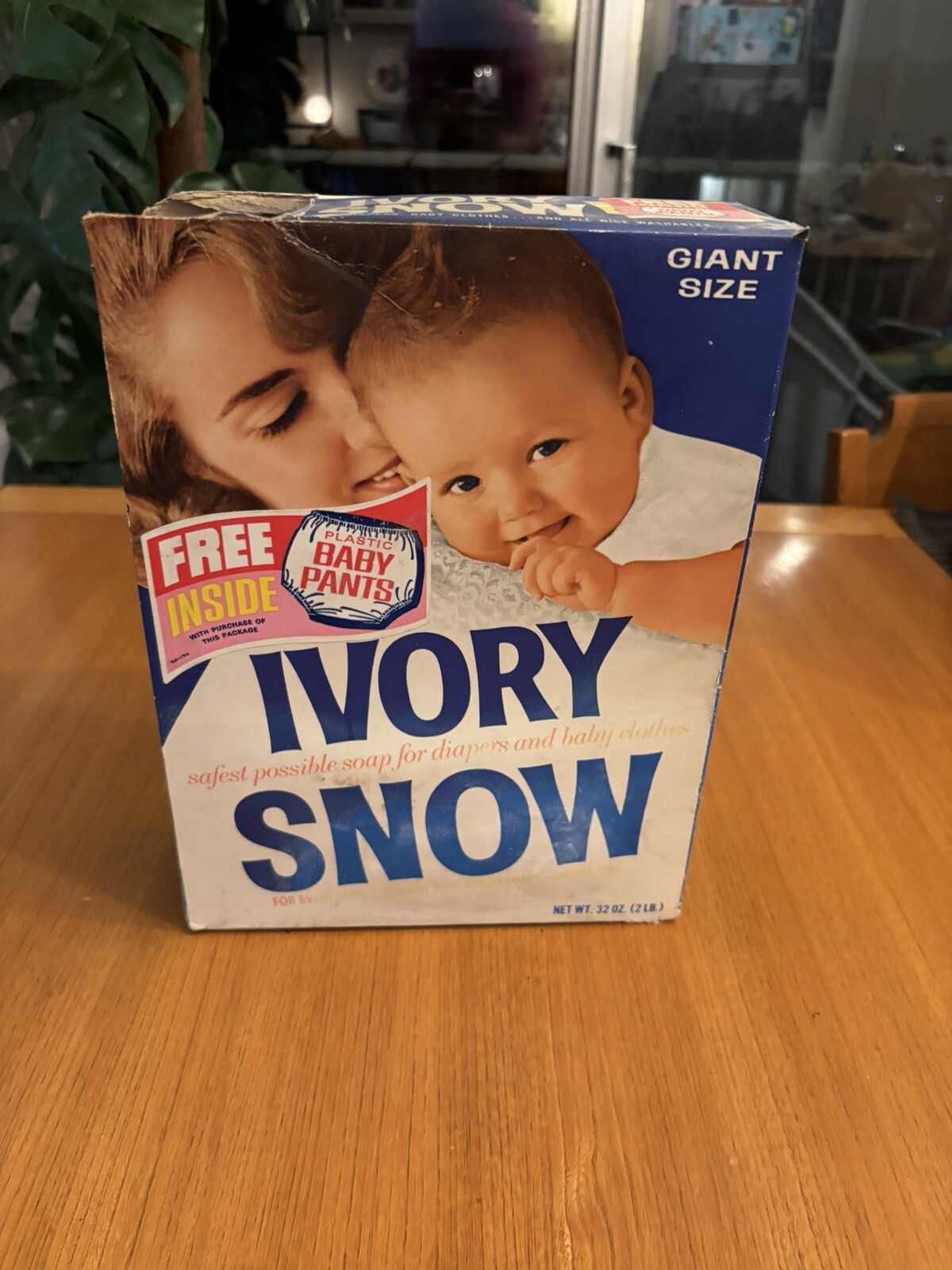 Vintage Ivory Snow Fabric Softener 32 Oz Opened Box. ~20% Remains