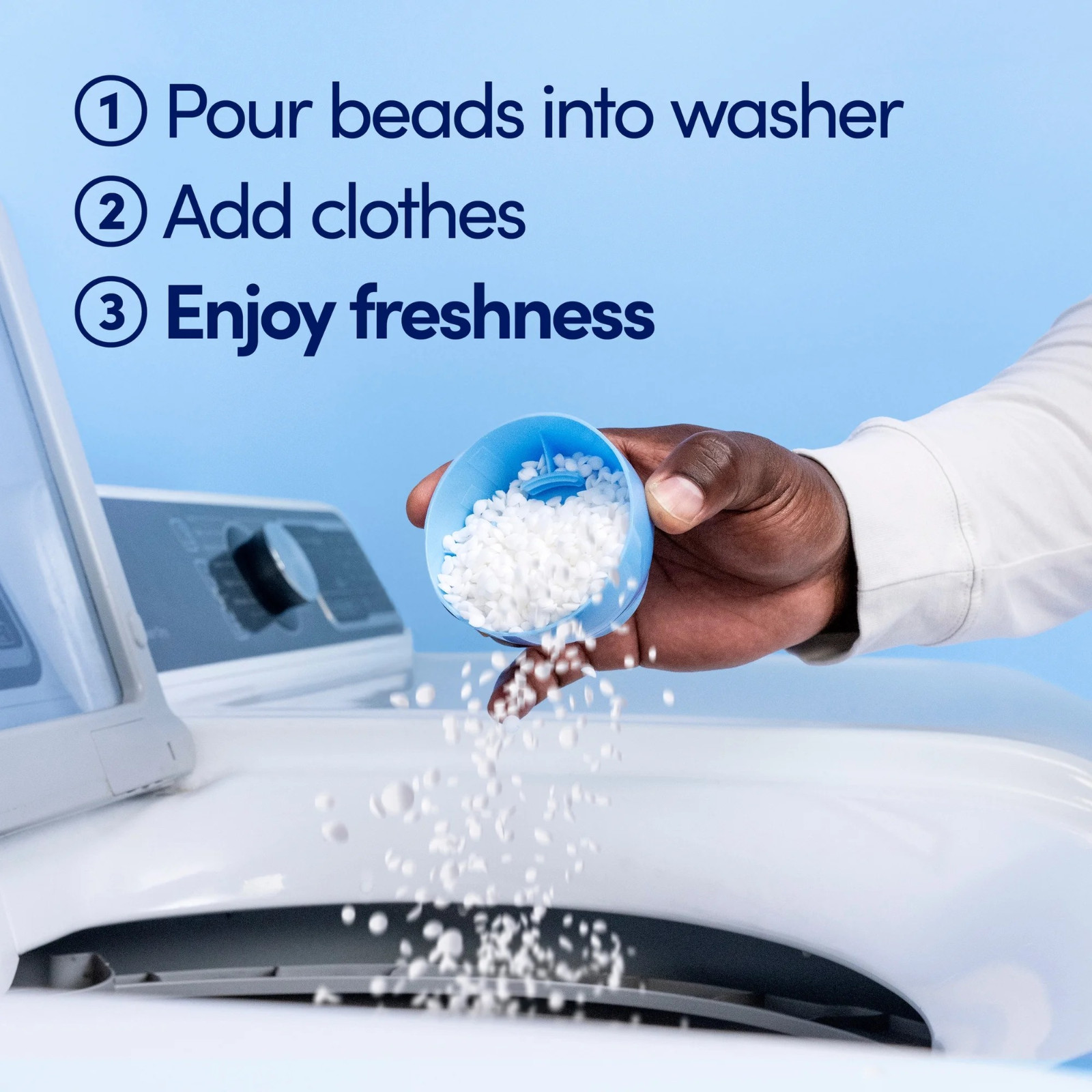 Downy Light Laundry Scent Booster Beads Ocean Mist 30.1 Ounce Long Lasting
