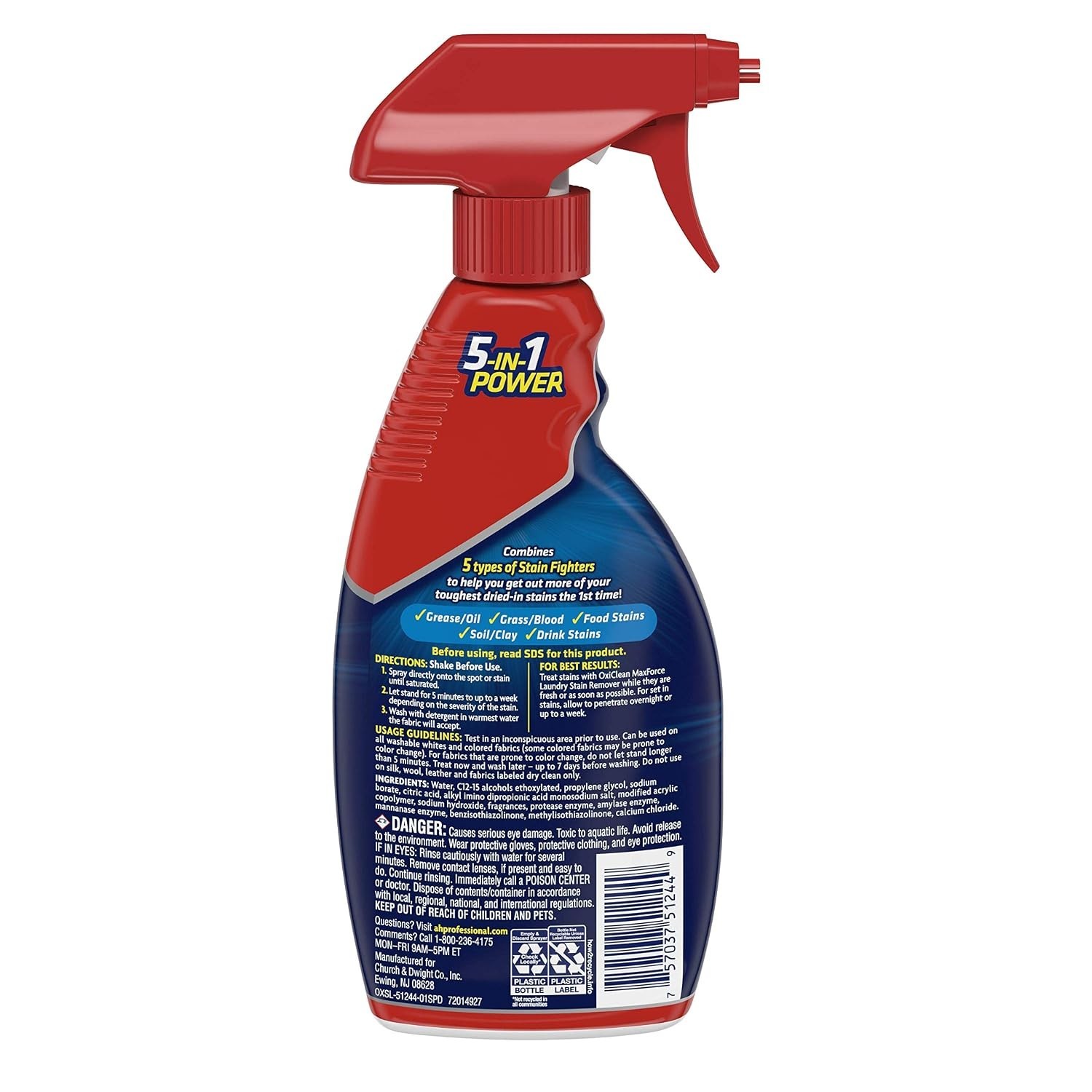 Stain Remover for Commercial Kitchens, 12 oz (Pack of 12)