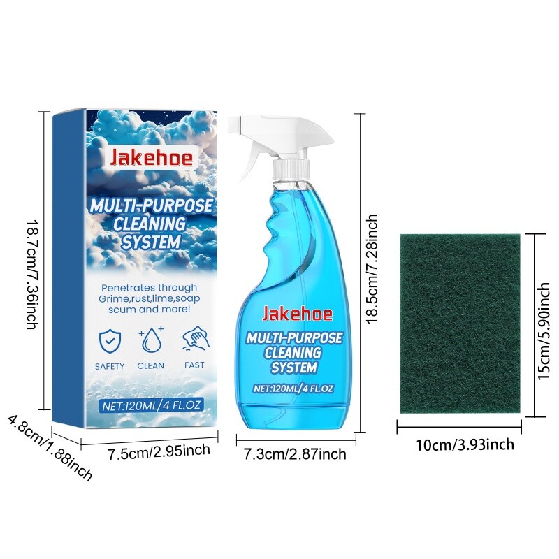 3/Kitchen Cabinet Steel Utensils Cleaning Spray All Purpose Cleaner Splash Spray