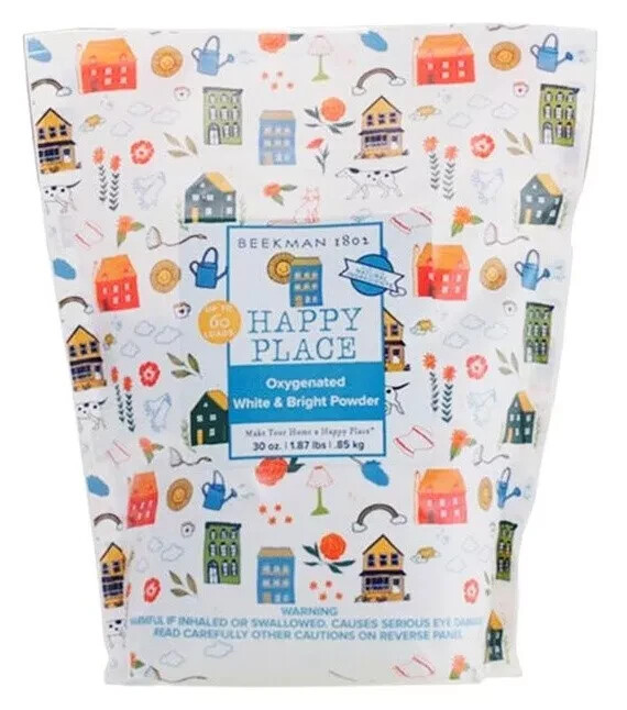 Beekman Happy Place 30 oz. (60 Loads) Oxygenated White & Bright Laundry Powder