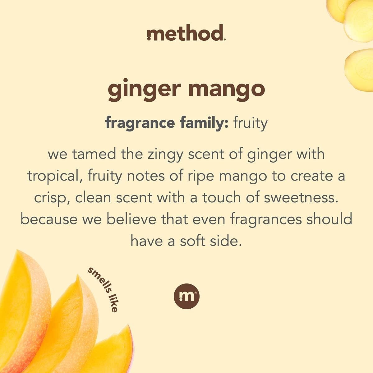 Cruelty-Free Ginger Mango Fabric Softener 53.5 Oz – Softens Fabrics Delightfully