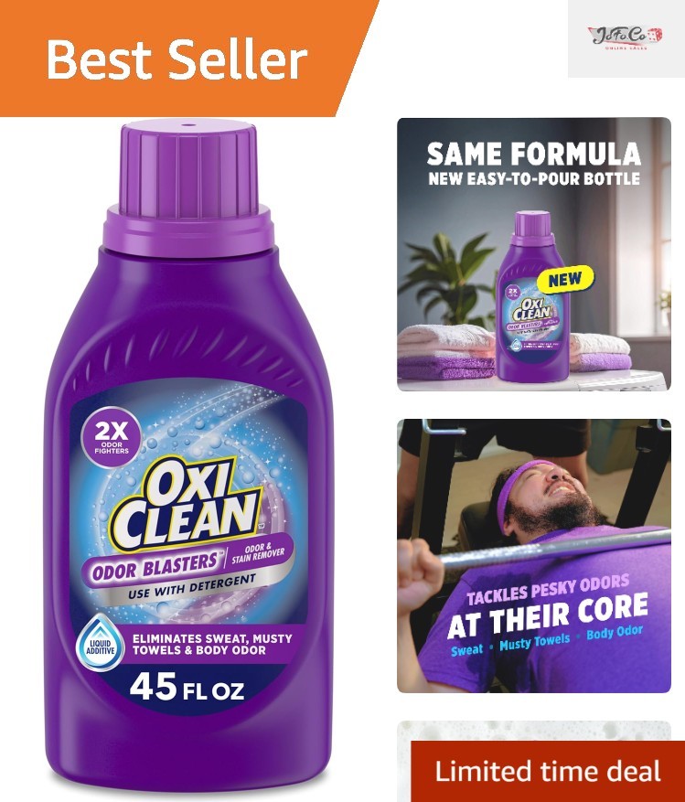 Water-Activated 45 fl oz Stain Remover – Tough on Stains; Gentle on Fabrics