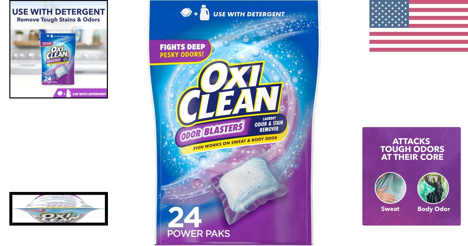 High Efficiency 24ct Odor Blasters Power Paks for Stain and Odor Elimination