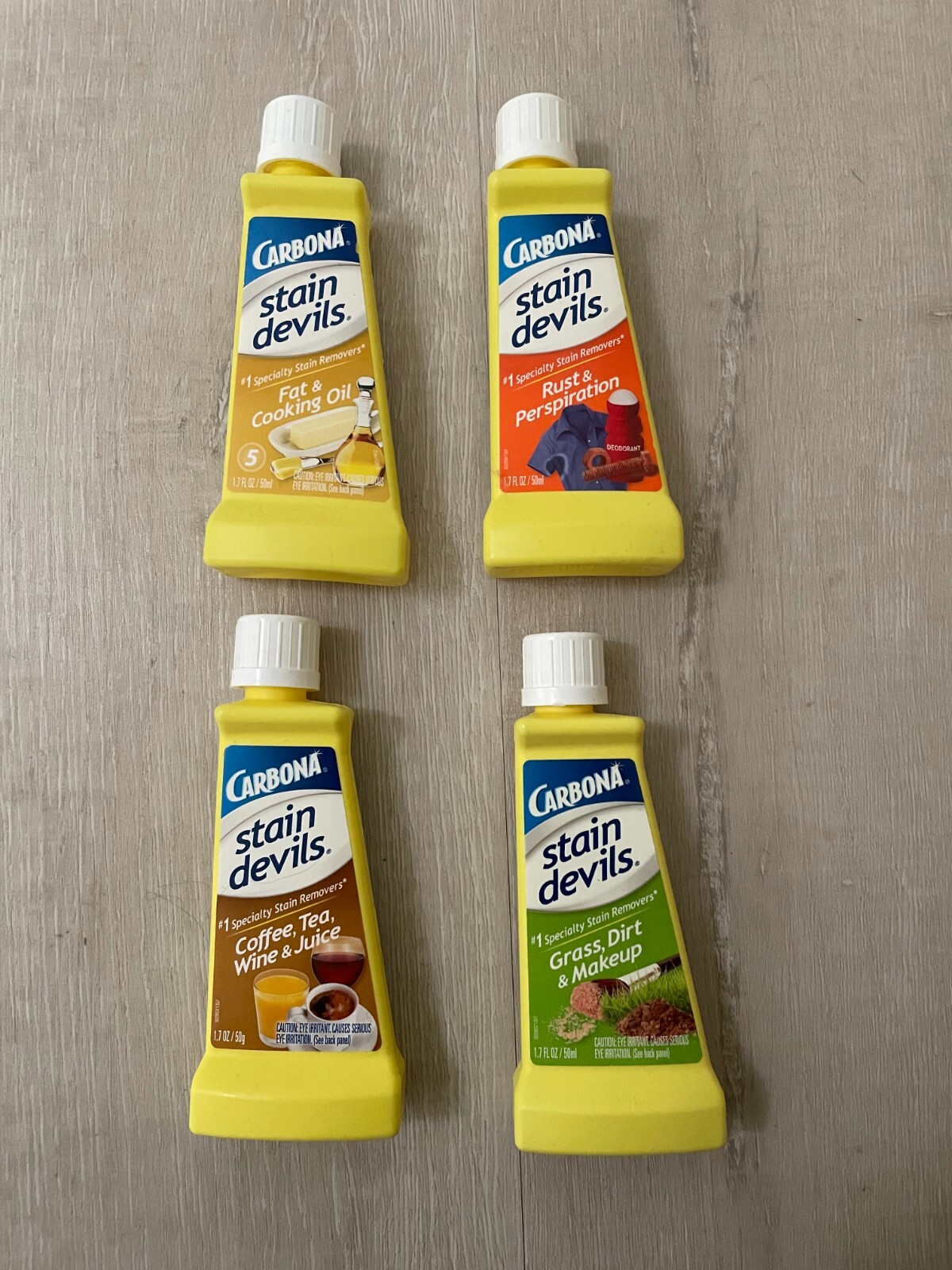 Carbona Stain Devils – Oil/ Rust Perspiration/ Coffee/ Grass – Your Choice