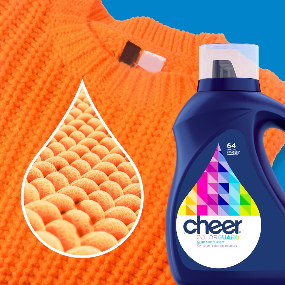 Cheer Original HE Liquid Laundry Detergent 107 Loads – 141 fl oz
