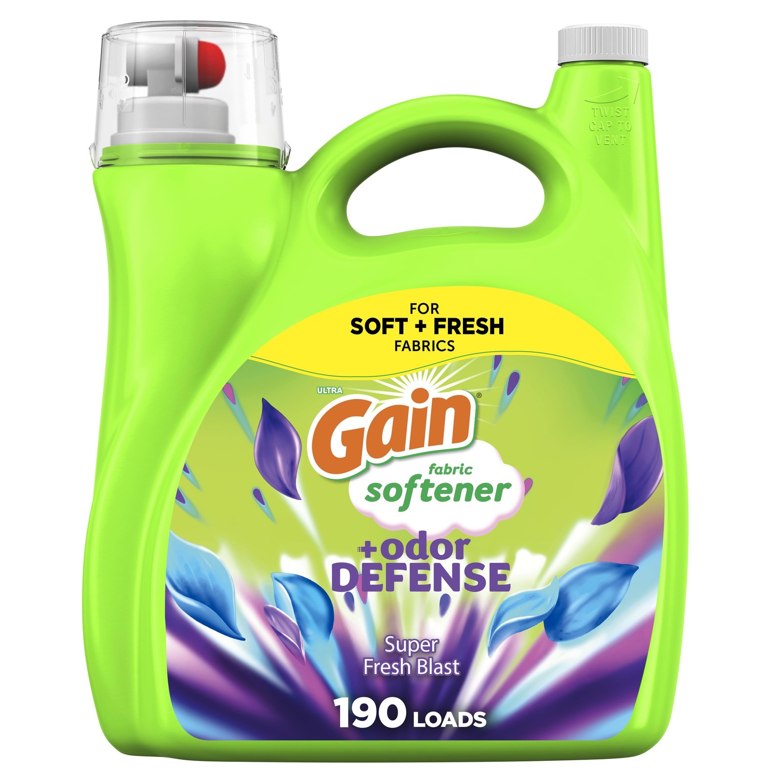 Gain Super Fresh Blast Liquid Odor Defense Fabric 140 Fl Oz (Pack of 1)