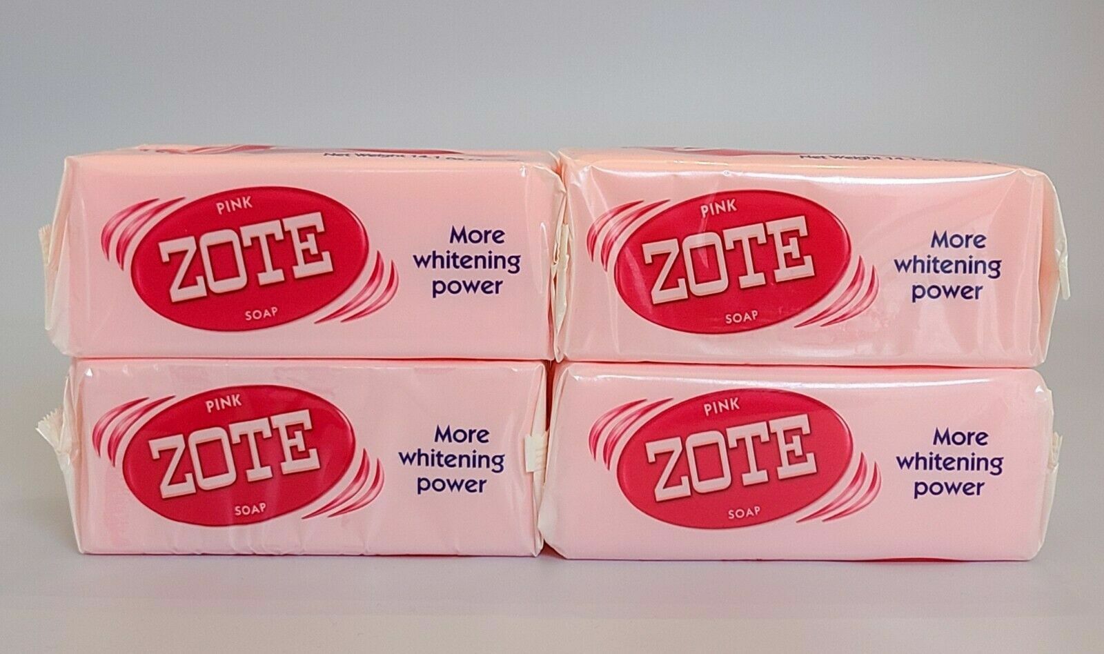 new 4 PCS PINK ZOTE Laundry Bar Soap 14.1 OZ 400g EACH