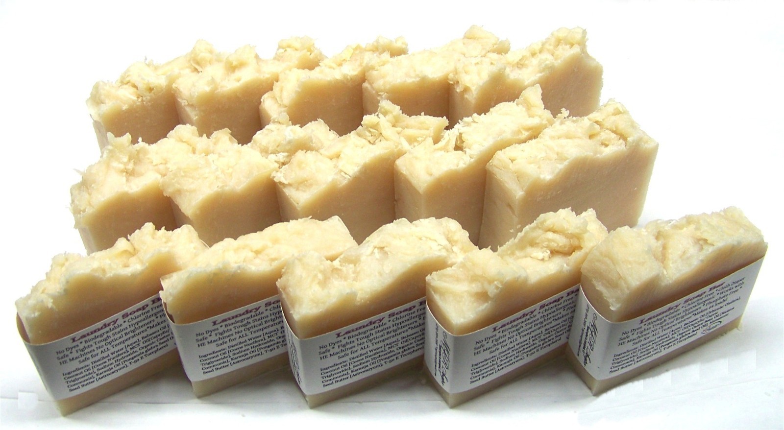 Laundry Bar Soap-For DIY laundry powder-Fantastic on dirt & grease! by MJR Soaps