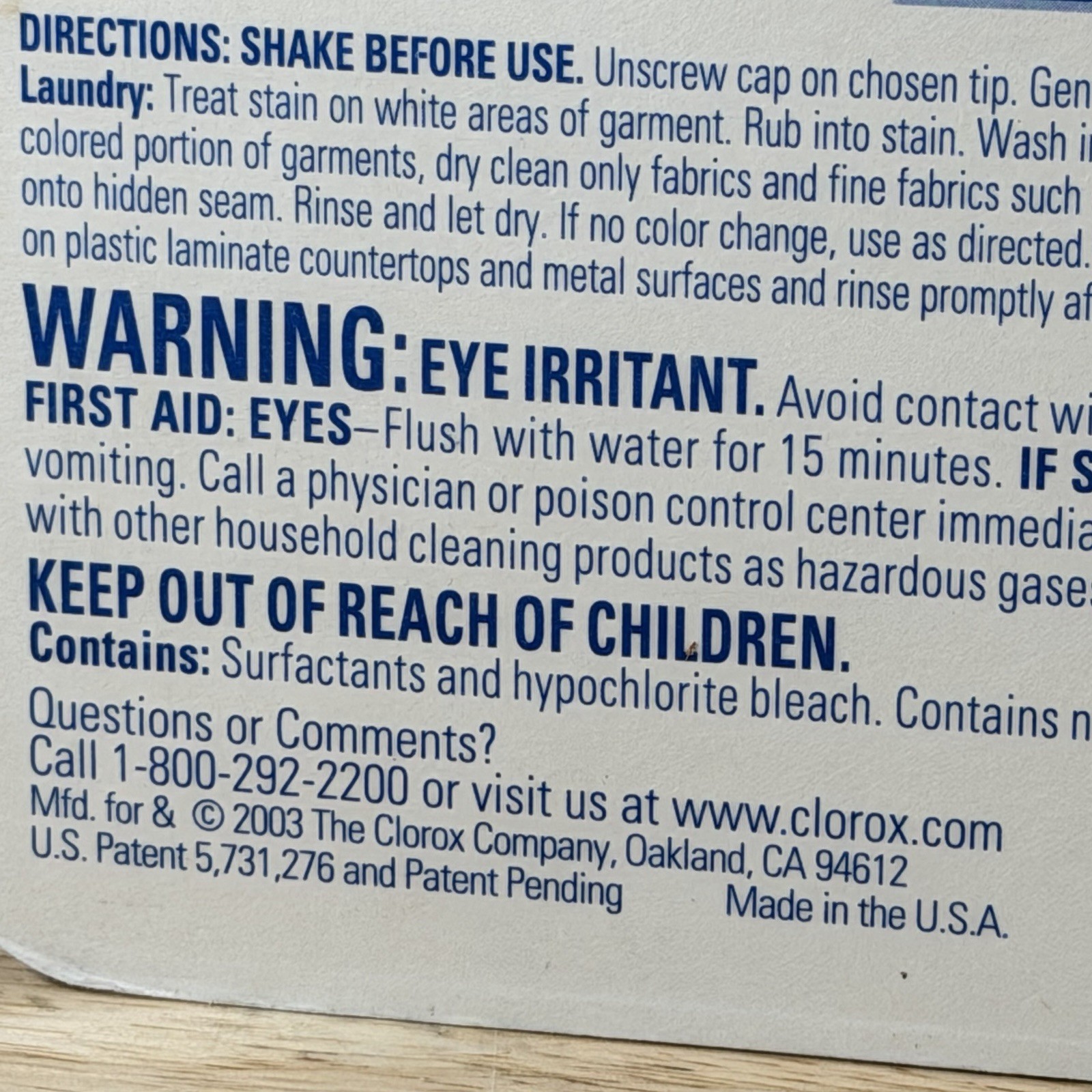 3 Clorox Bleach Pen Gel Dual Tipped NIP Fabric, Grout & Counters Factory Sealed