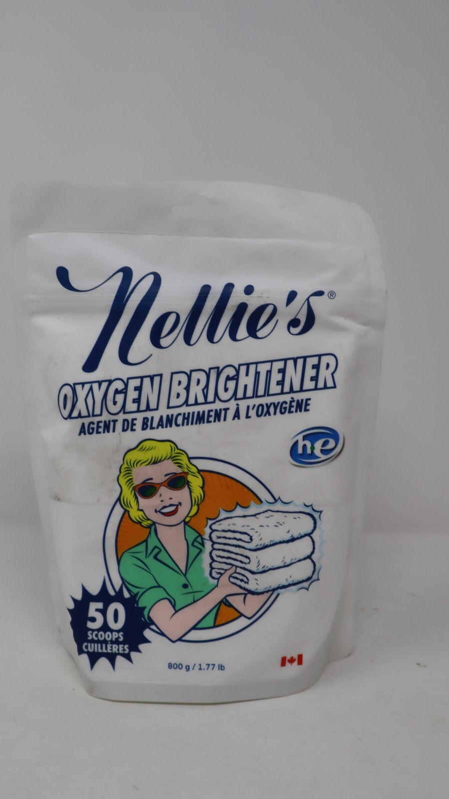 Nellie’s Oxygen Brightener Powder Pouch, Removes Tough Stains, Dirt 507 BD
