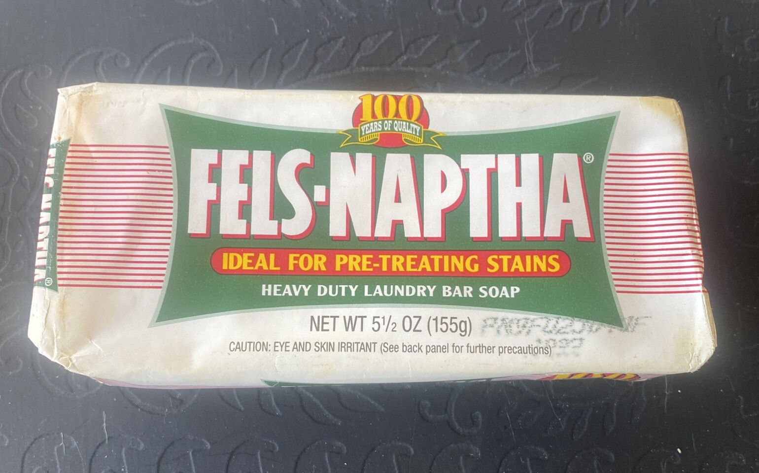 Fels-Naptha Heavy Duty Laundry Bar Soap Homemade Made in USA 100 Years Quality