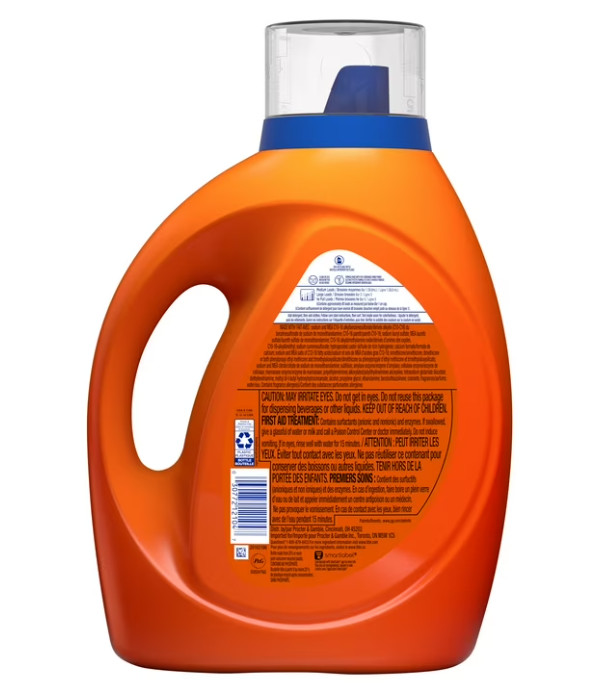 (2 Pack) Tide 6X Boosted Cleaning Power Liquid Detergent Original 80 Loads