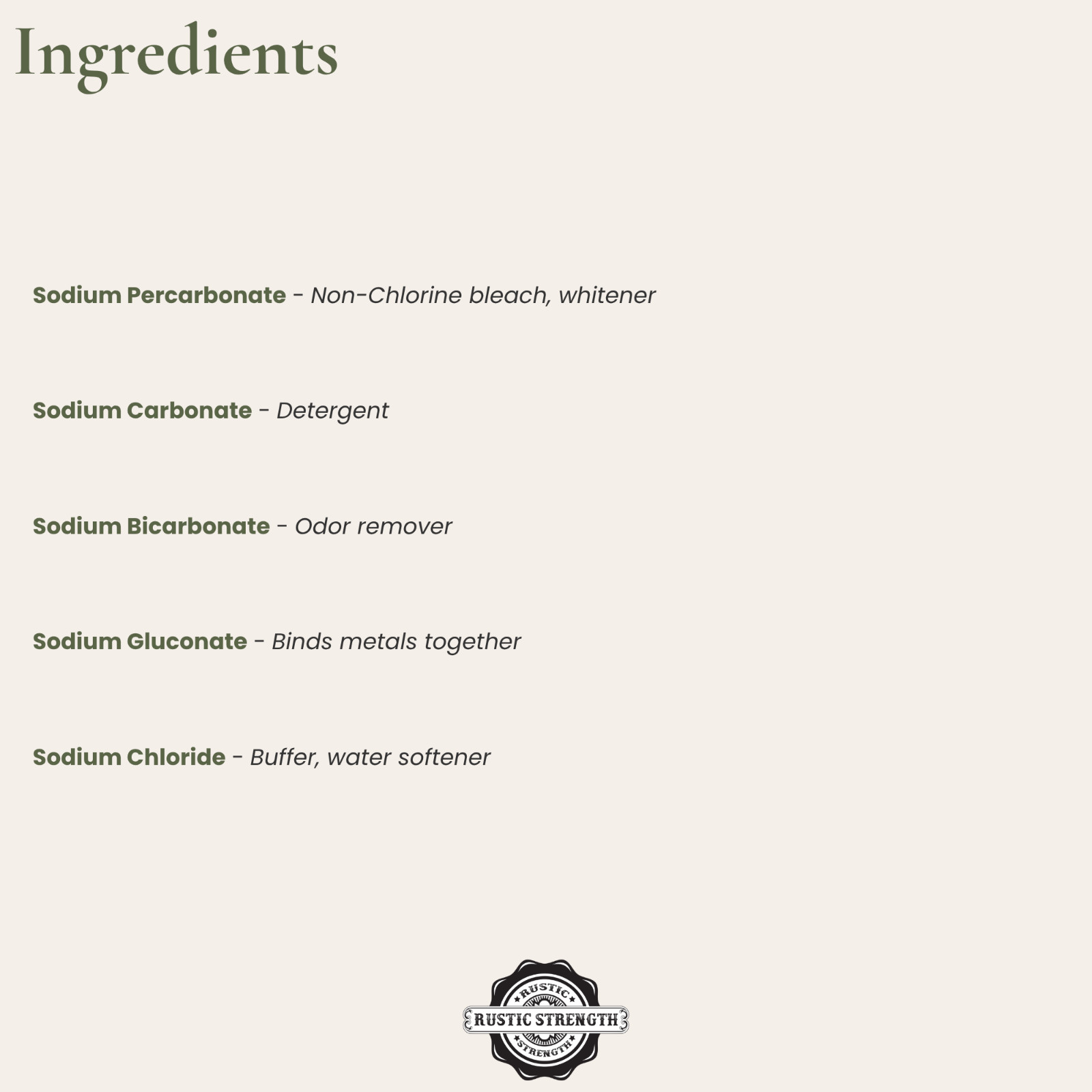 Toxin-Free Laundry Detergent 2 lb | Unscented | Plant-Based |Powdered