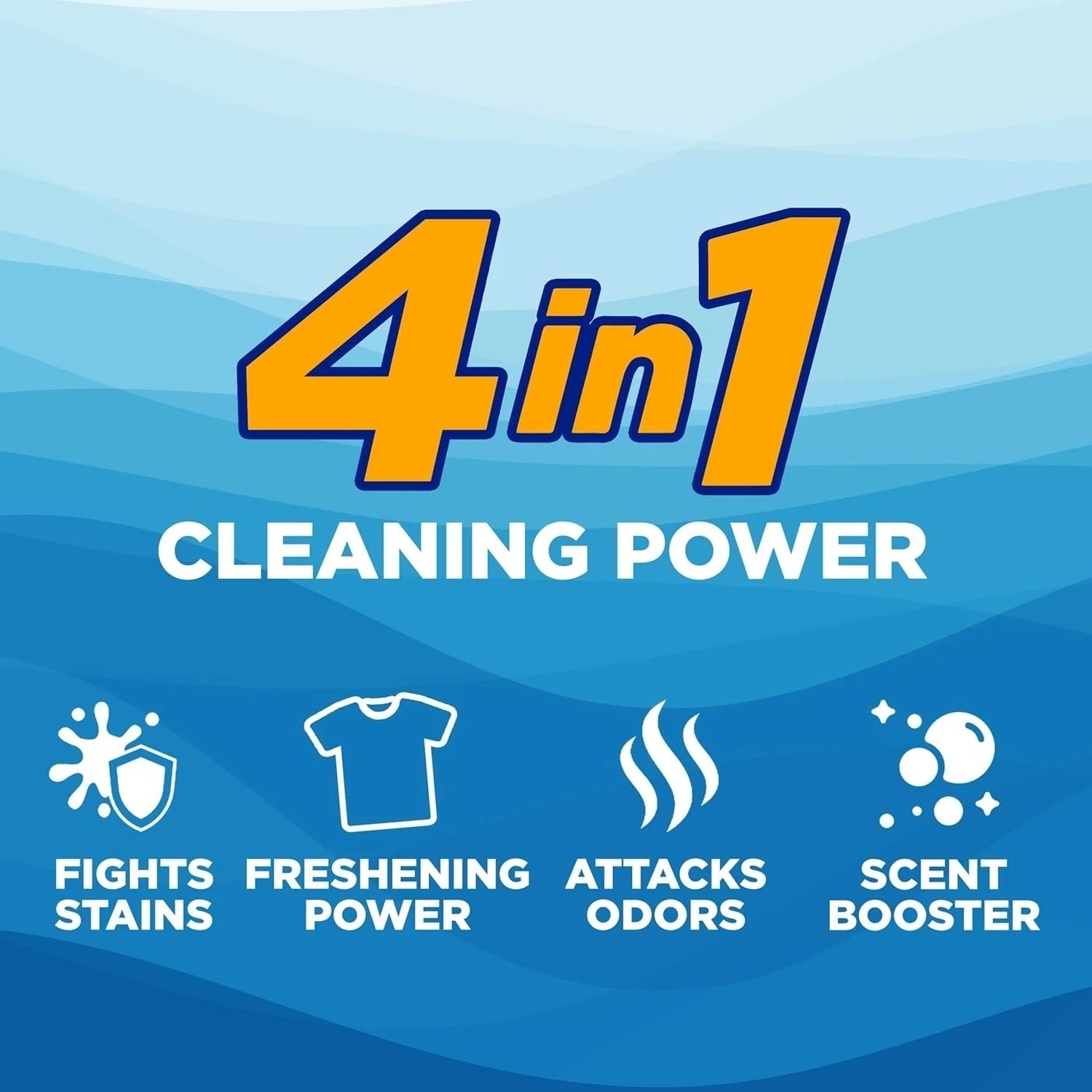 ARM & HAMMER Liquid Laundry Detergent, Clean Burst Fresh, 170 fl oz, 170 Loads