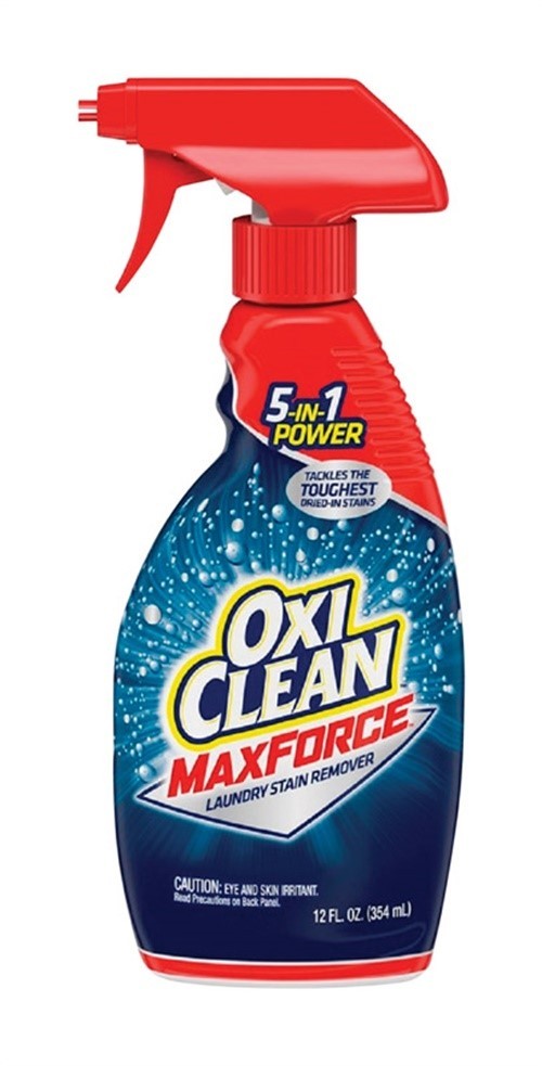 OxiClean 51244 Max Force Laundry Stain Remover Spray 12 oz. (Pack of 12)