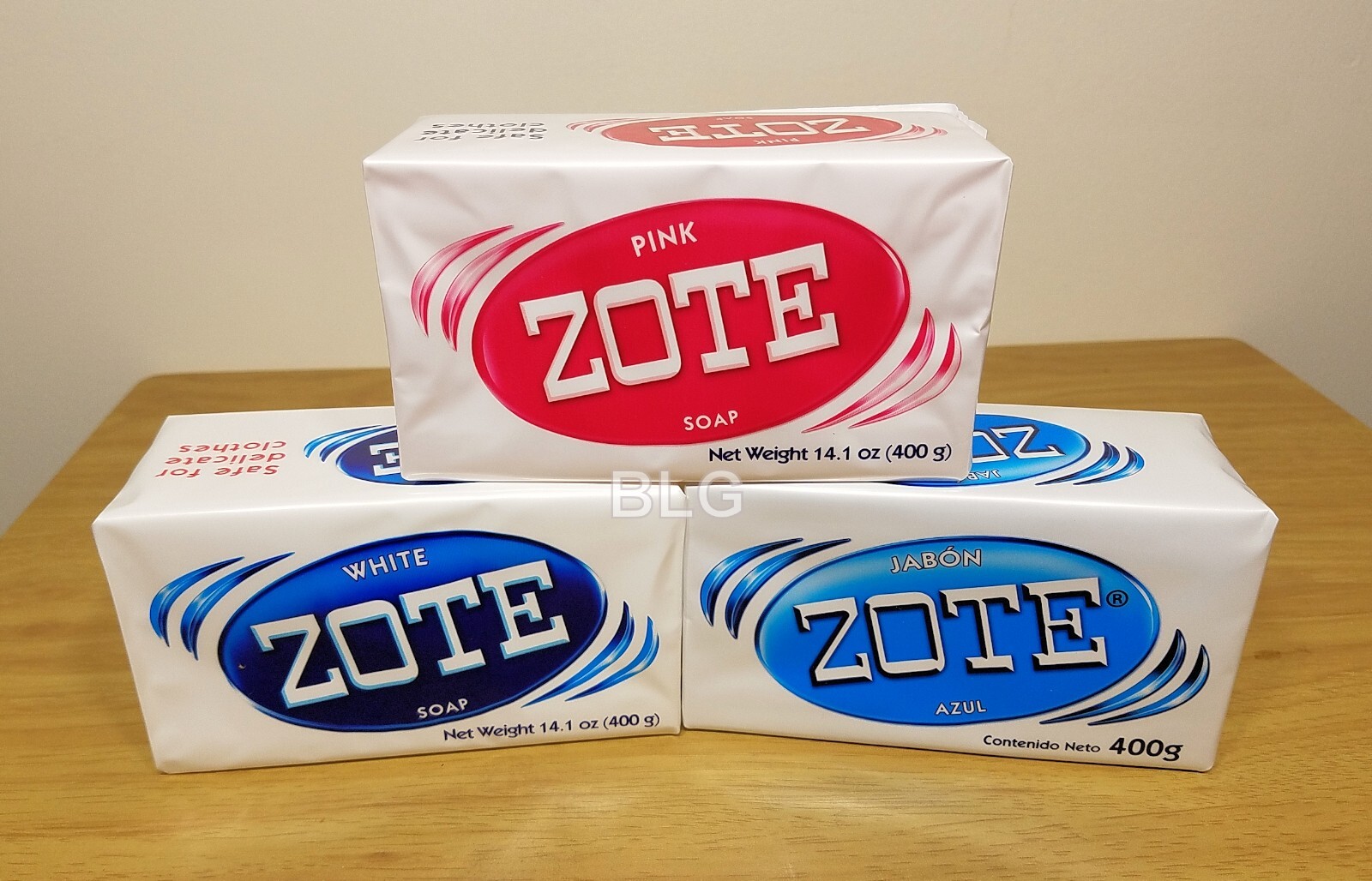 ZOTE LAUNDRY SOAP Bundle Washing Clothes Laundry 14.1oz Detergent Jabon (3 Bars)