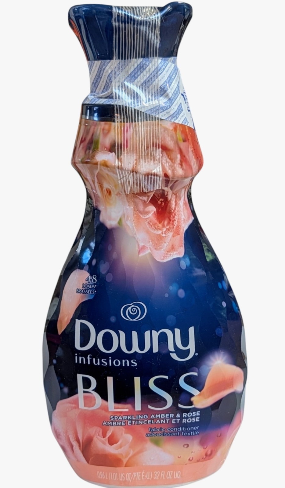 Downy Infusions Bliss Sparkling Amber & Rose Fabric Conditioner – 32 Fl Oz