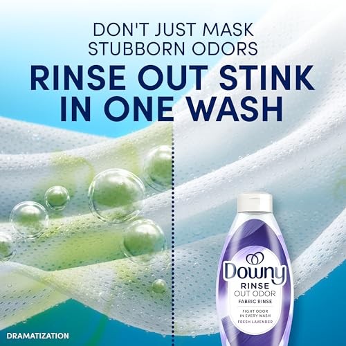 Downy Rinse & Refresh Laundry Odor Remover & Fabric Softener, Fresh Lavender 48o