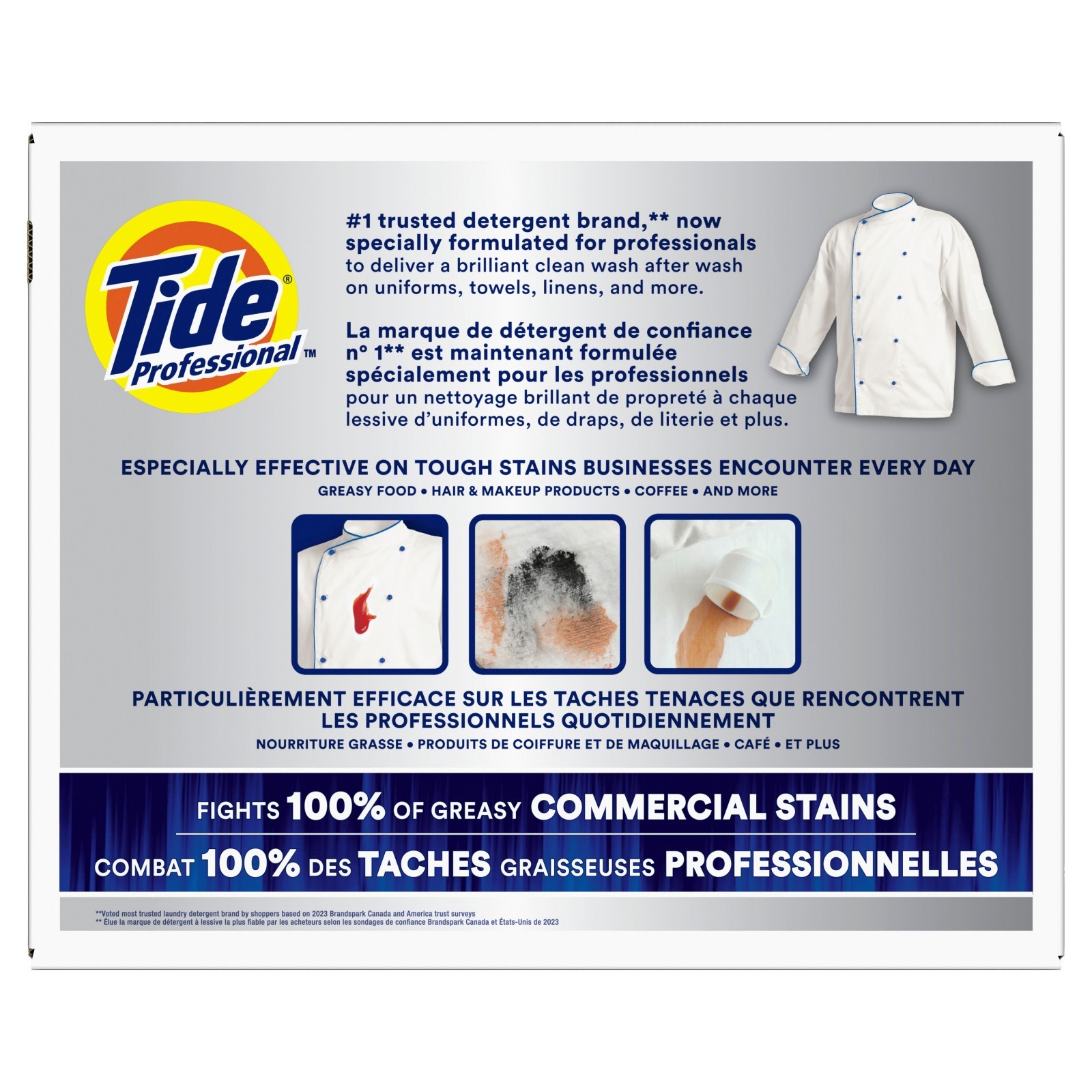 Tide Professional Powder Laundry Detergent Fresh Scent 197 oz Commercial 1 Box
