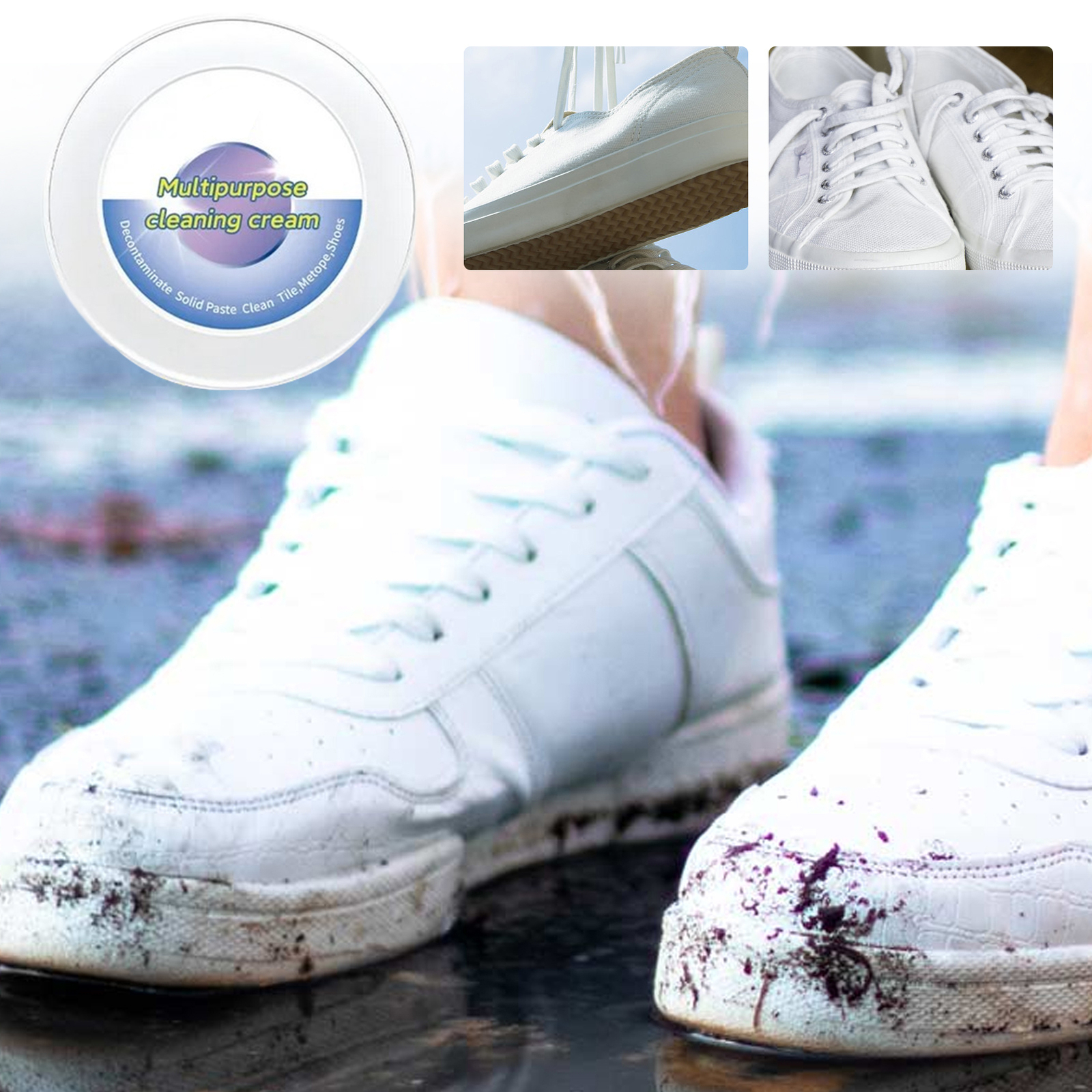 Multi-Purpose Cleaning Cream for Stain Removal and Surface Cleaning