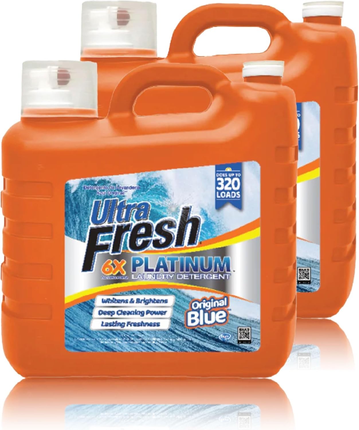 6X Platinum 5 Gallon Liquid Laundry Detergent Concentrated Laundry Soap W/ Deep