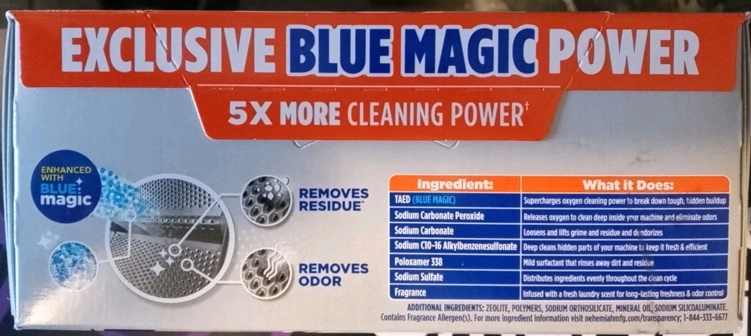 (3) Tide plus Oxi Washing Machine Cleaner 4 Month Supply