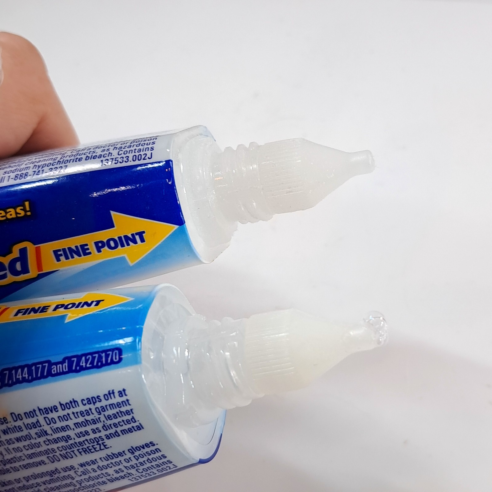 Clorox Bleach Pen Gel For Whites SET 2 Cleaner Dual Tipped Scrubber Fine Point