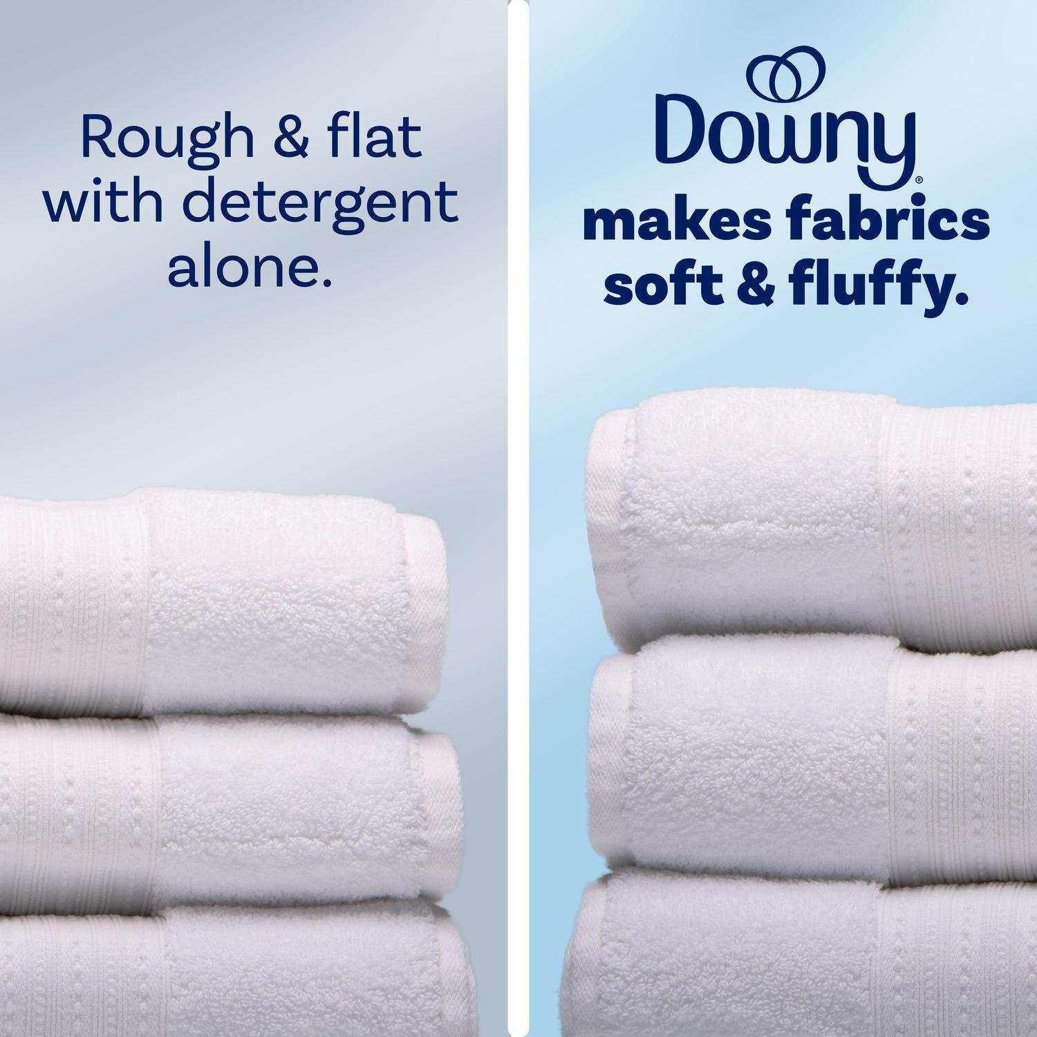 Downy Liquid Fabric Softener, Cool Cotton Scent, 140 fl oz, 190 Loads, 2 Pack