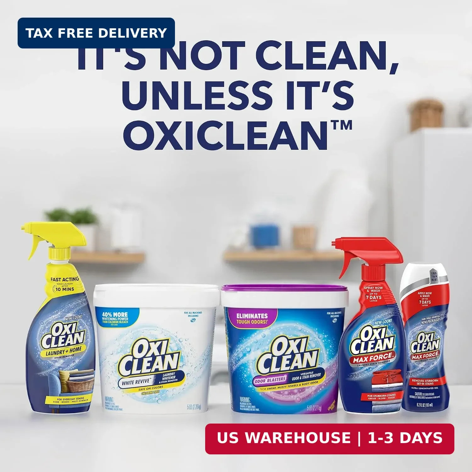 OxiClean Max Force Laundry Stain Remover Gel Stick, 6.2 fl oz | Laundry Pretreat