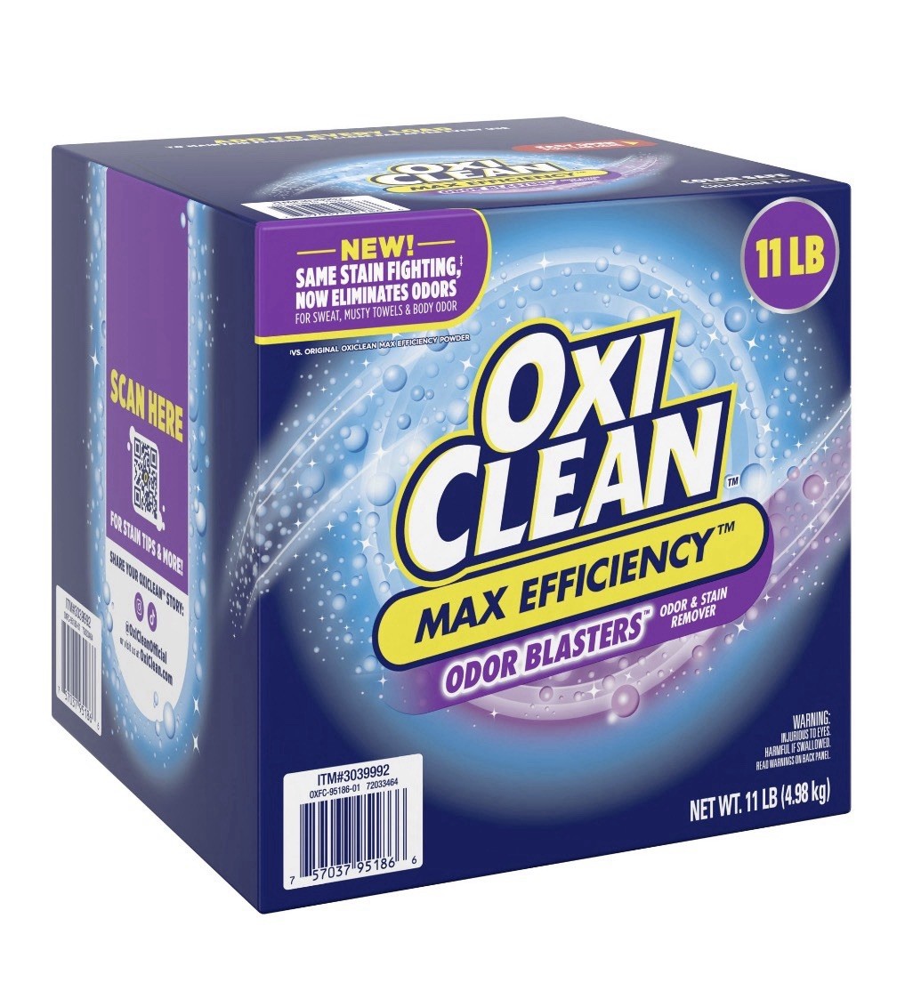 OxiClean Max Efficiency Odor Blasters 11 lb Laundry Stain Remover Powder HE Safe