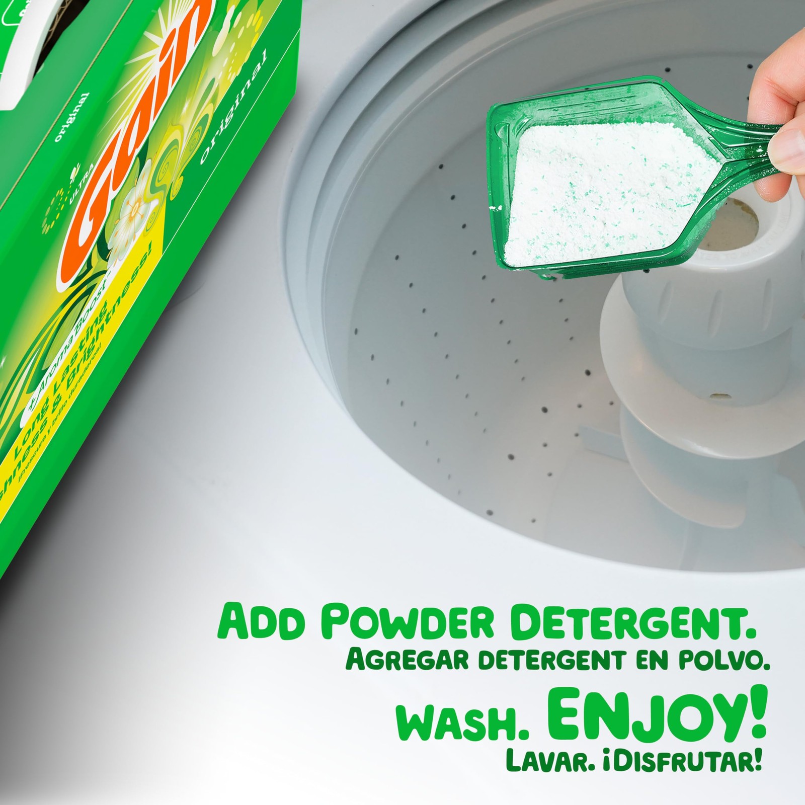 Gain Original Powder Laundry Detergent 123 Ounce With Aromaboost Freshness
