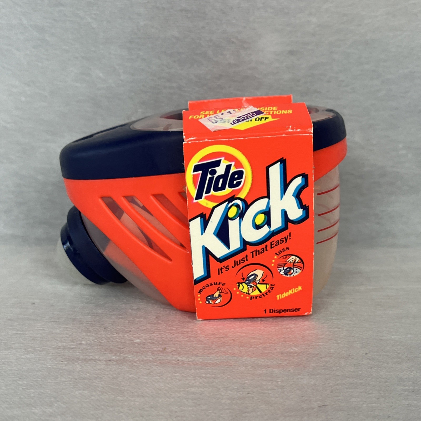 Vintage Tide Kick Dispenser Pretreater Laundry Detergent Rare Discontinued 2000