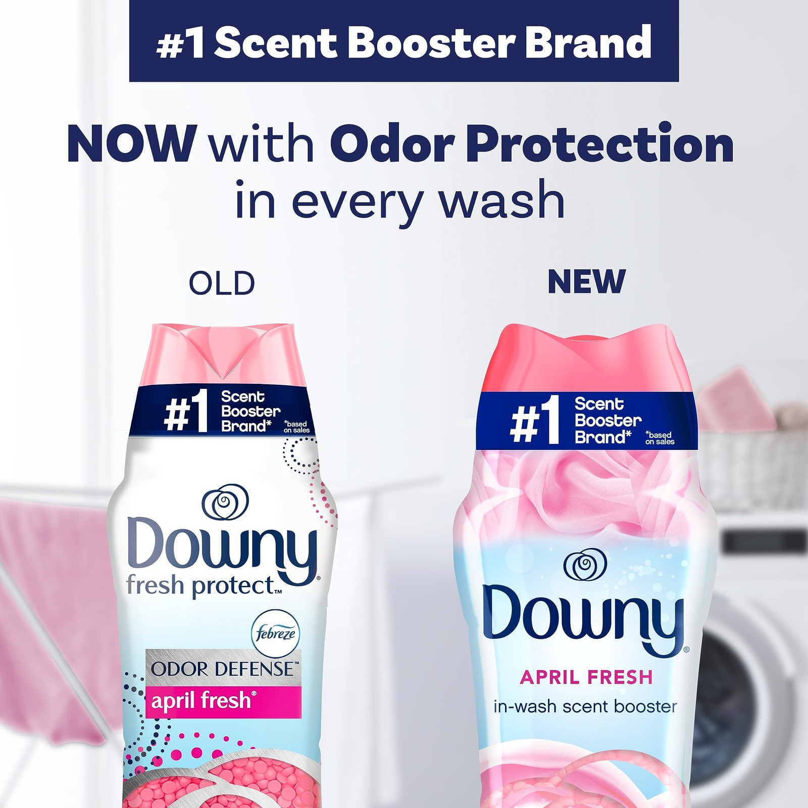 Downy April Fresh In-Wash Laundry Scent Booster Beads, 24 Ounce (Pack of 1)