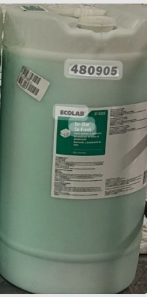 Ecolab 15 Gallon Tri-Star So Fresh Fabric Softener LOCAL PICKUP*** Hotels Motel