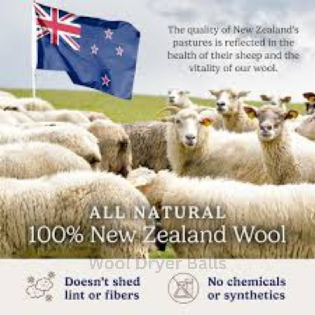 Handy Laundry Wool Dryer Balls – Natural Fabric Softener, Reusable, Reduces Clot