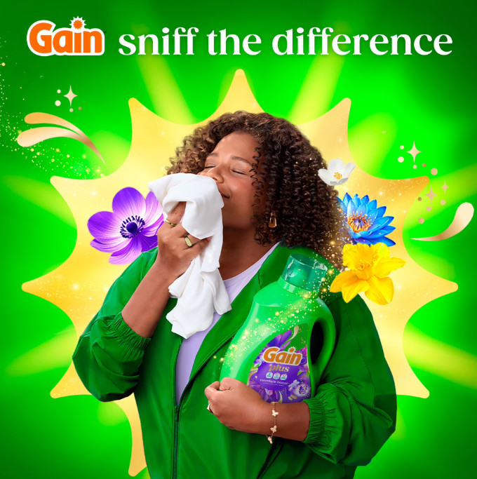 Gain Plus OXI Liquid Laundry Detergent Moonlight Breeze 170 fl oz