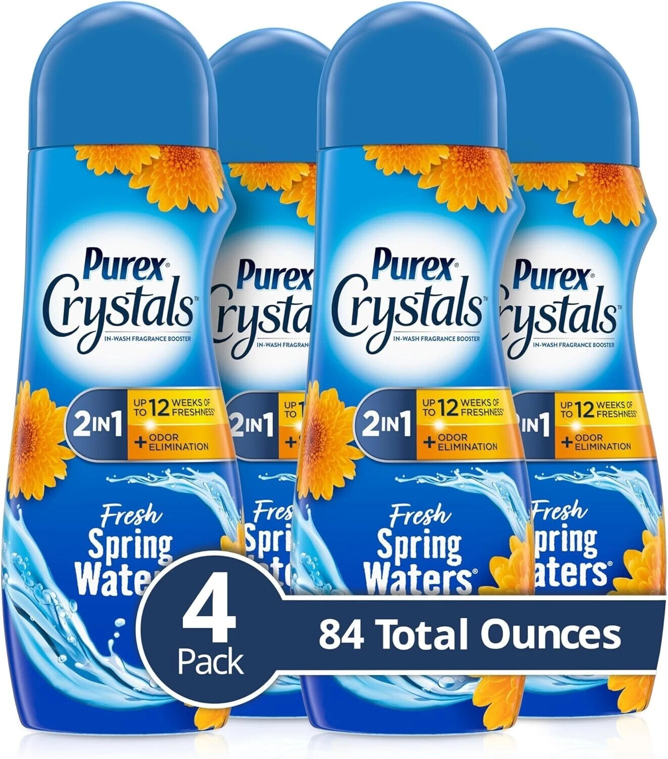Purex Crystals In-Wash Fragrance and Scent Booster Fresh Spring Waters 21 Ounce