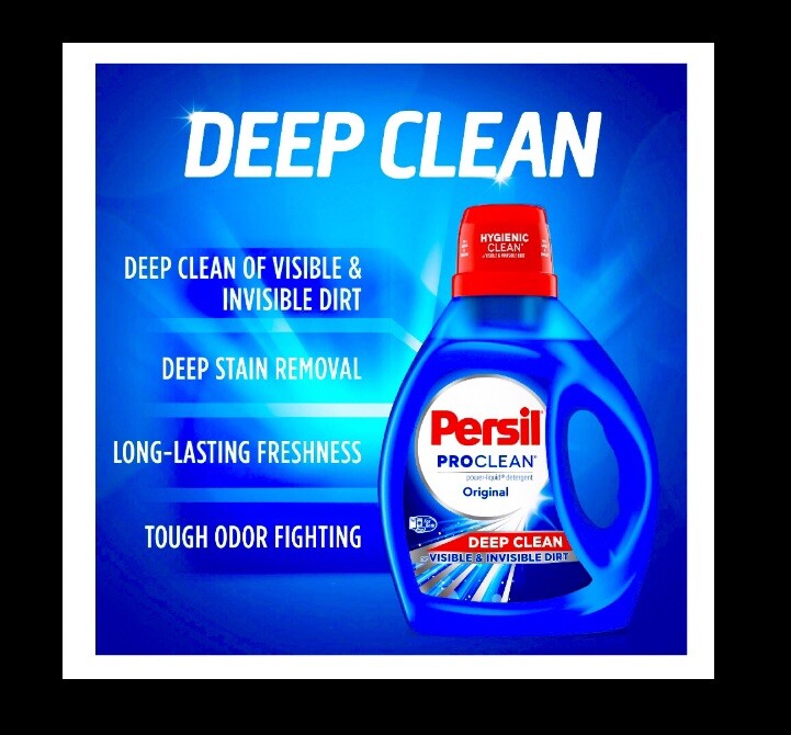 20 Pack – LOT of single wash Pouches PERSIL proCLEAN liquid laundry detergent