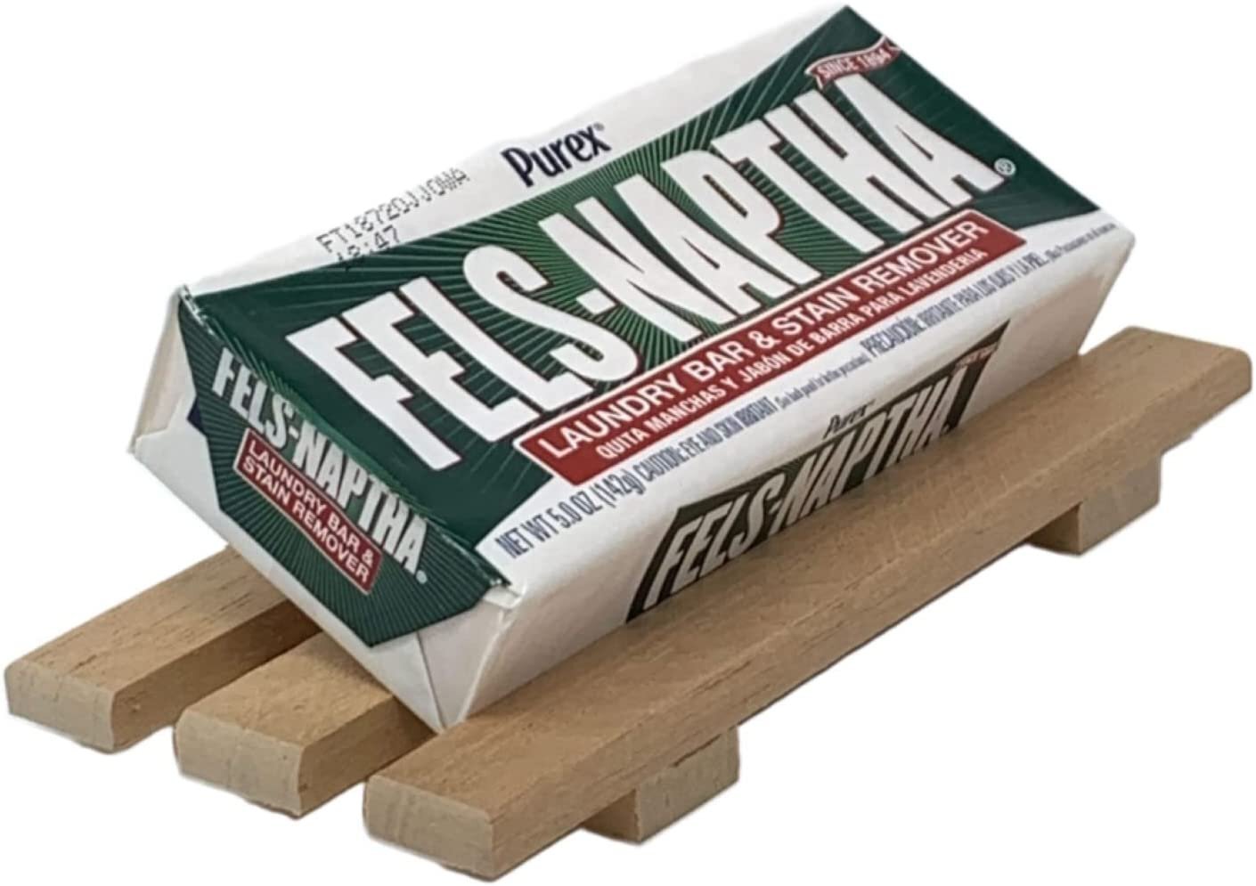 Fels-Naptha Laundry Bar Soap – 5 Ounce Stain Remover with a Hand Crafted Soap…