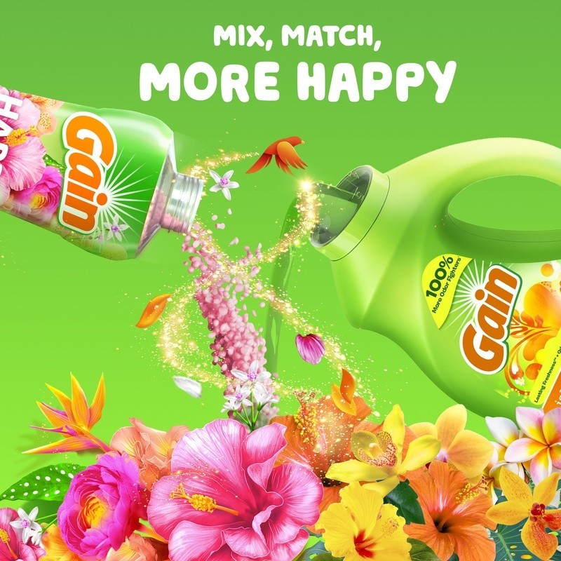 Island Fresh Laundry Detergent 154 fl oz Odor Fighting HE Compatible 107 Loads