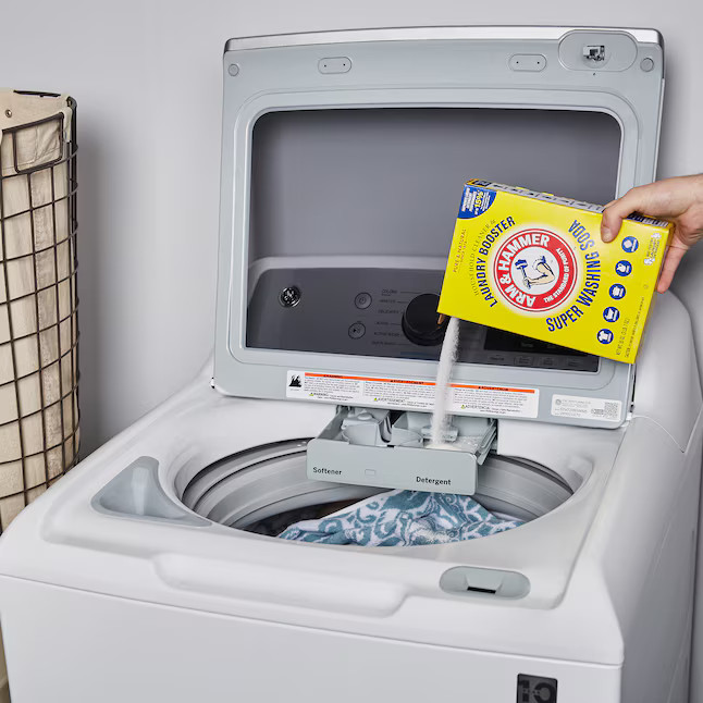 ARM & HAMMER Super Washing Soda Household Cleaner and Laundry Booster, 55 oz Box