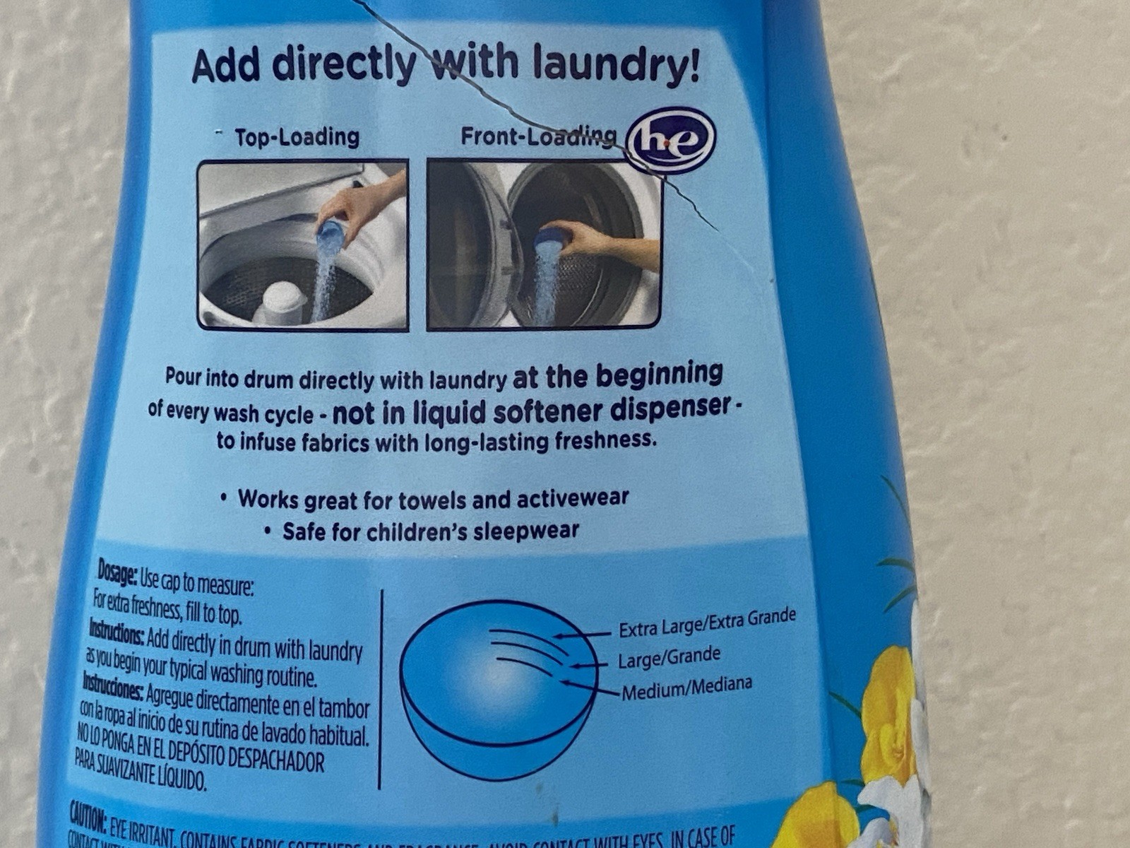 PUREX Complete Crystals SOFTENER Fresh Spring Waters 28oz 92% Natural Components