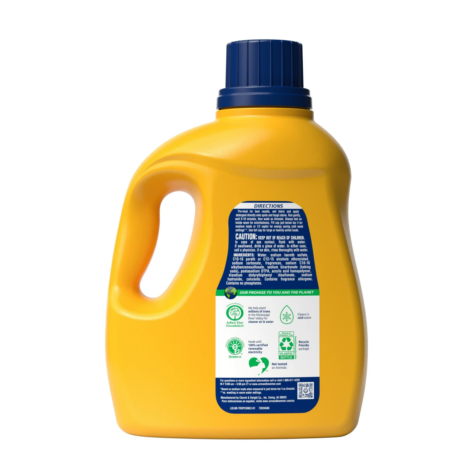 Deep Clean Odor Formula Radiant Burst Liquid Laundry Detergent 102 oz 68 Loads .
