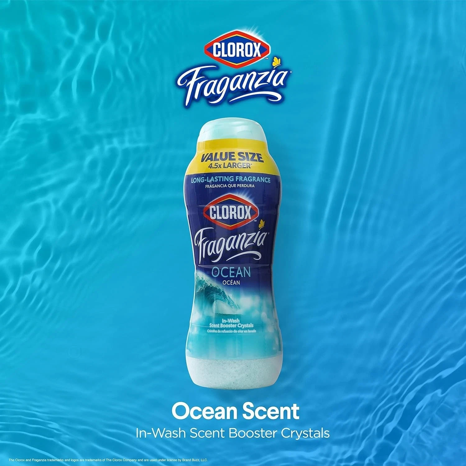 Clorox Fraganzia Ocean In-Wash Long Lasting Scent Booster Crystals 70oz.