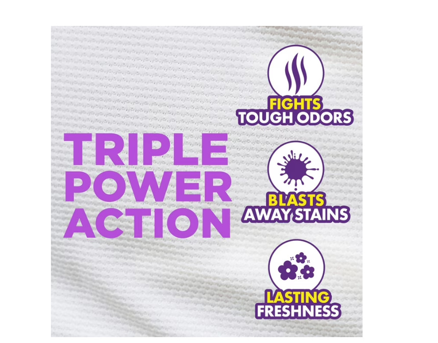 plus Oxiclean Odor Blasters Liquid Laundry Detergent, Fresh Burst,