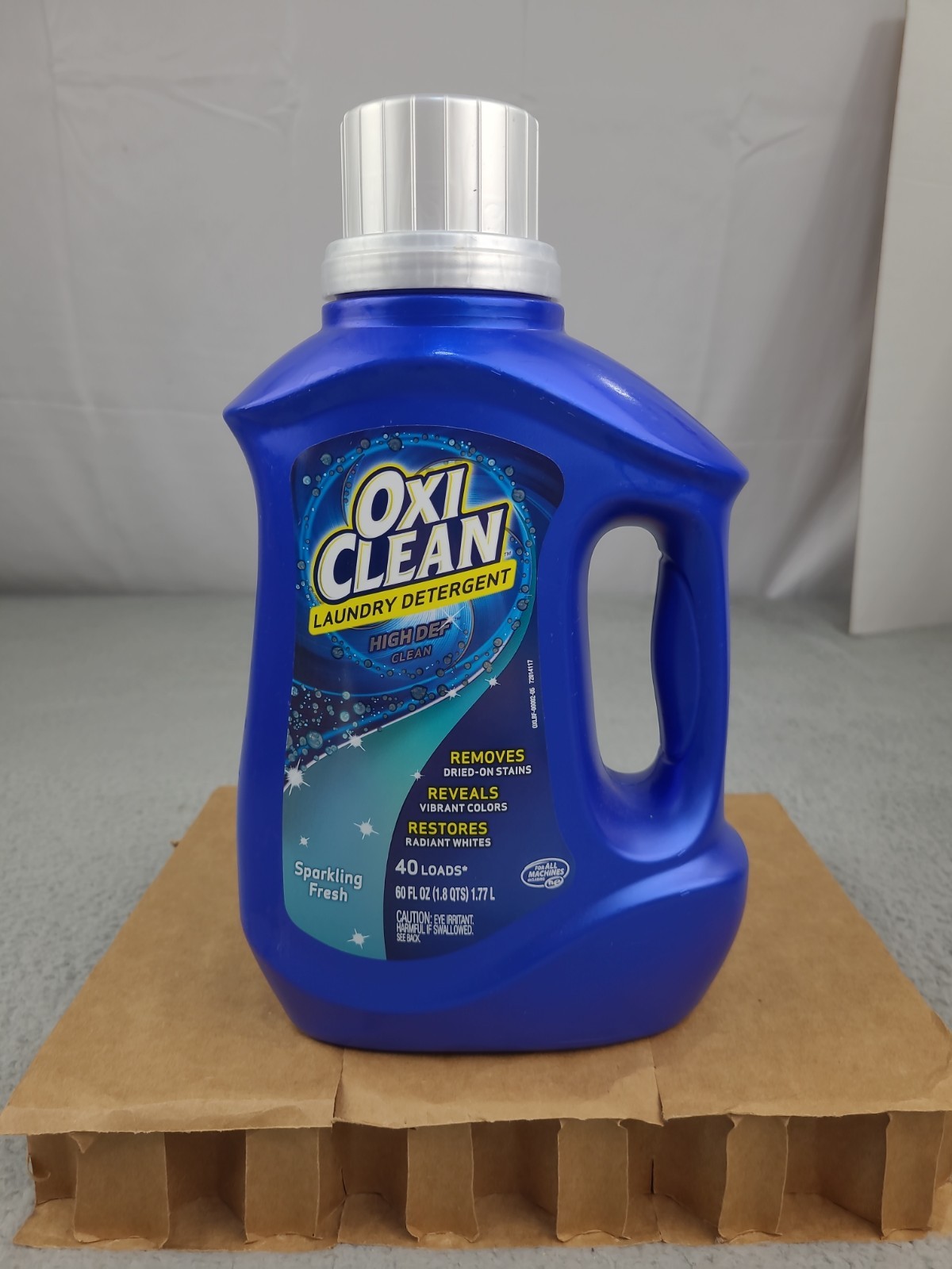 1x OxiClean High Def Sparkling Fresh Liquid Laundry Detergent, 60 oz 40 Loads